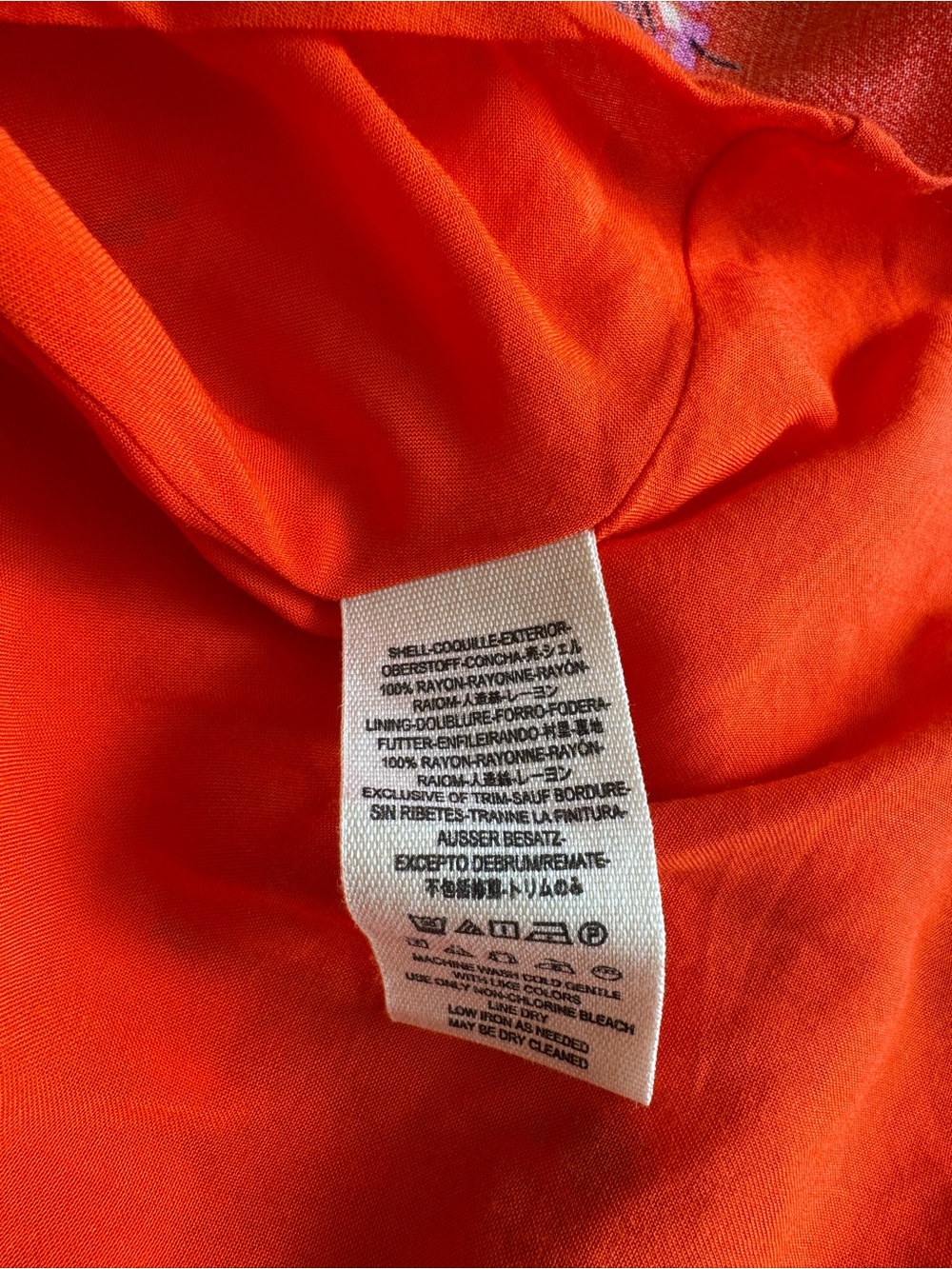 Free People retro coral print midi dress - Picture 9 of 12